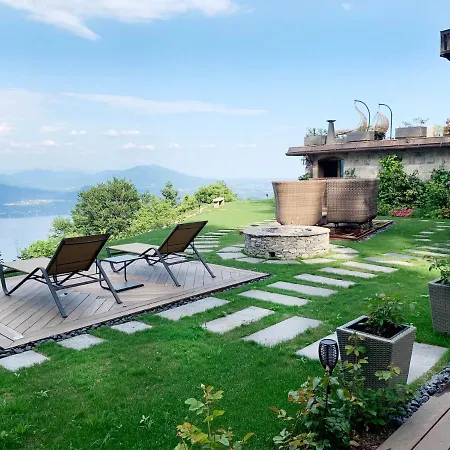 Frühstückspension Private Luxury & Silence Retreat With Spectacular View Over The Maggiore