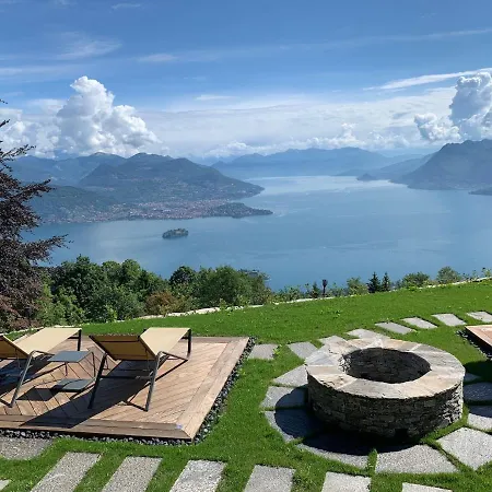Frühstückspension Private Luxury & Silence Retreat With Spectacular View Over The Maggiore Stresa