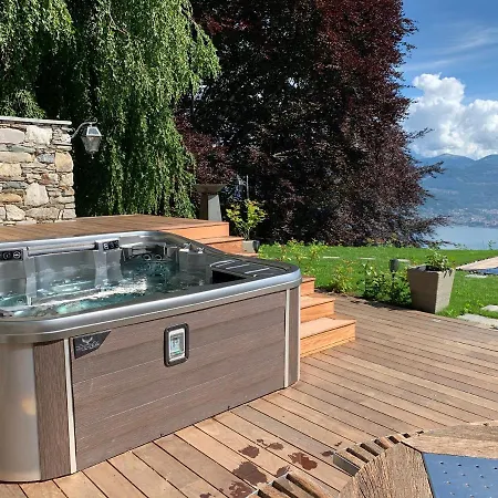 Bed & Breakfast Private Luxury & Silence Retreat With Spectacular View Over The Maggiore Stresa