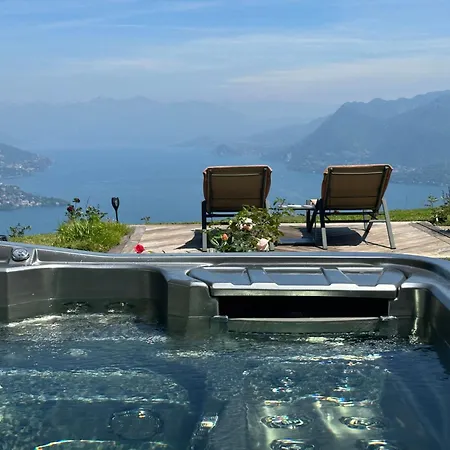 Bed & Breakfast Private Luxury & Silence Retreat With Spectacular View Over The Maggiore Stresa