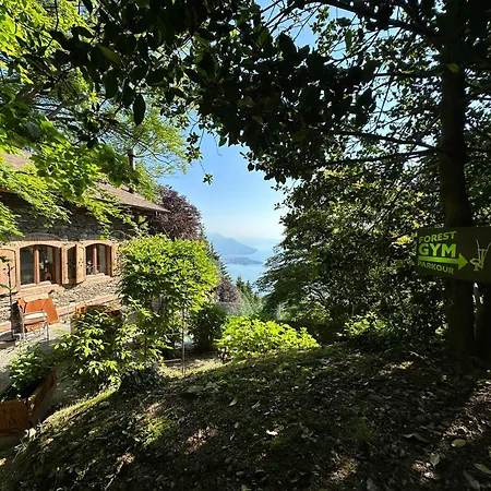 Private Luxury & Silence Retreat With Spectacular View Over The Maggiore Frühstückspension 4*