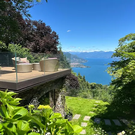 Couette-café Private Luxury & Silence Retreat With Spectacular View Over The Maggiore