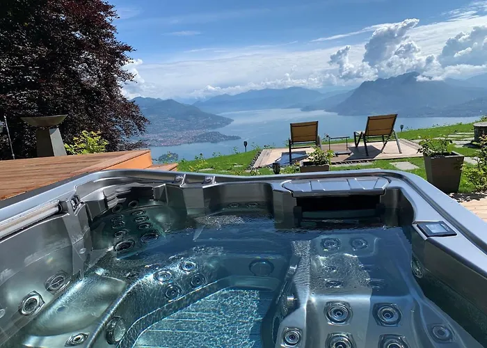 Private Luxury & Silence Retreat With Spectacular View Over The Maggiore Stresa