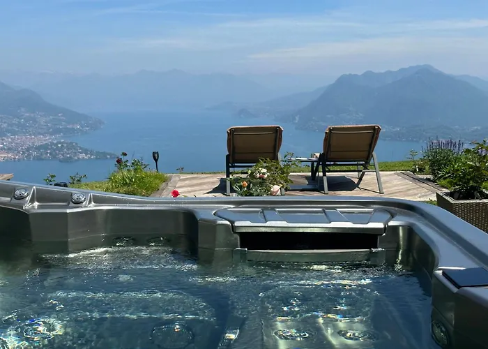 Frühstückspension Private Luxury & Silence Retreat With Spectacular View Over The Maggiore Stresa