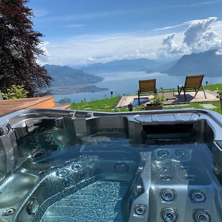 Private Luxury & Silence Retreat With Spectacular View Over The Maggiore Stresa
