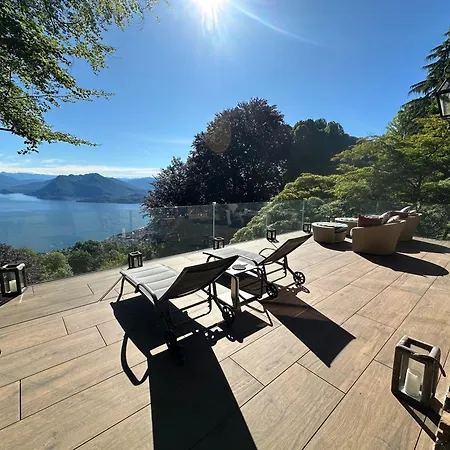 Private Luxury & Silence Retreat With Spectacular View Over The Maggiore Στρέσα